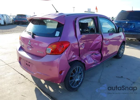 2015 Mitsubishi Mirage Es/Rf from USA, damaged, VIN ML32A4HJ8FH007737